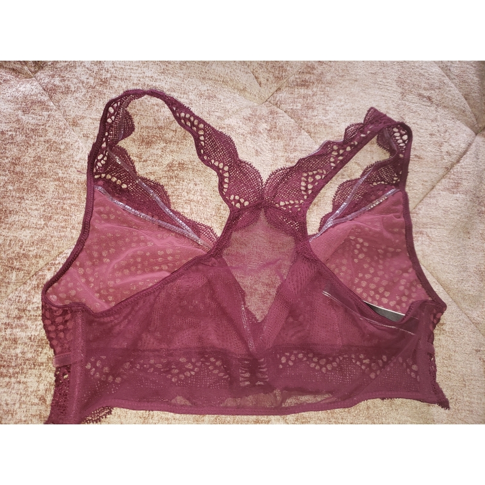 Victoria's Secret Very Sexy Burgundy Bralette - Picture 2 of 5